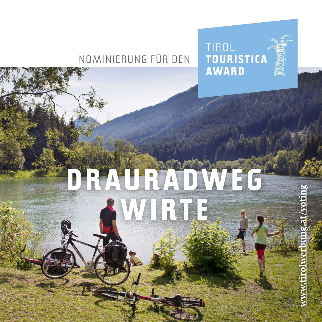 Drauradweg Wirte für den Tirol Touristica Award nominiert